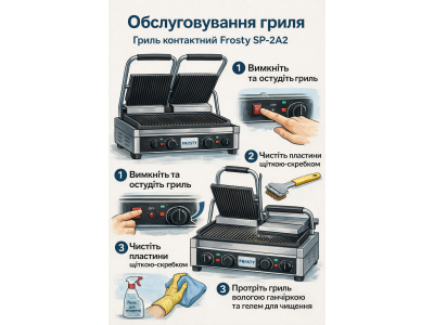 Ремонт и обслуживание гриля Frosty SP-2A2