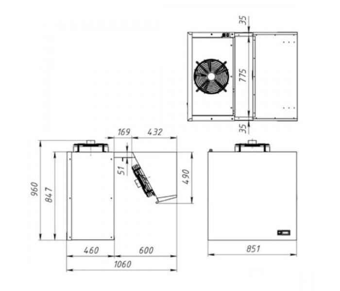 Низкотемпературный моноблок SK Frost LMN 331