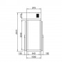 Чертеж №1 - Холодильная камера SK Frost КХН-1,44 Minicella MB две двери