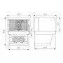 Чертеж №1 - Среднетемпературный моноблок SK Frost MMR 115 (МСп 115 Dixell) потолочный