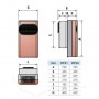 Чертеж №1 - Высокотемпературный моноблок Zanotti RCV101002F для вина