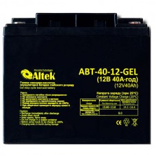 Акумуляторна батарея Altek ABT-40Аh/12V GEL 12V 40Аh