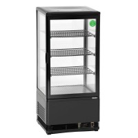 Холодильный шкаф Bartscher черный 78л art700277G