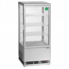 Холодильный шкаф Bartscher серебряный 78л art700778G