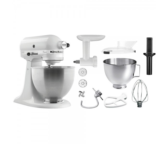 KitchenAid 5K45SSEWH, белый, 4,28L Bartscher artA150097