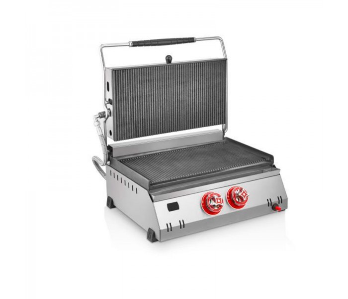 Гриль контактный газовый 2 кВт Silver 2136 LPG