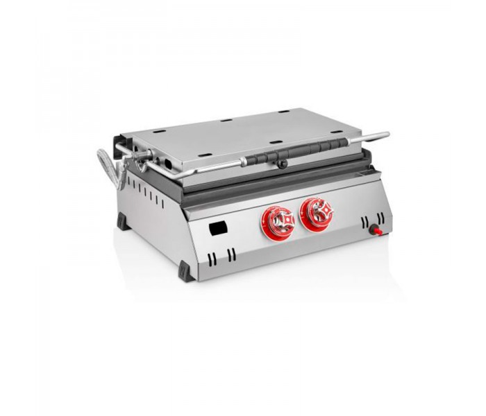 Гриль контактный газовый 2 кВт Silver 2136 LPG