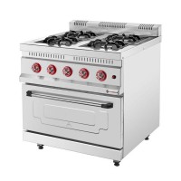 Плита газовая 4-х конфорочная Silver KZN-80 с духовкою