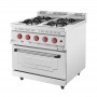 Додаткове фото №1 - Плита газова 4-х конфоркова Silver KZN-80 з духовкою