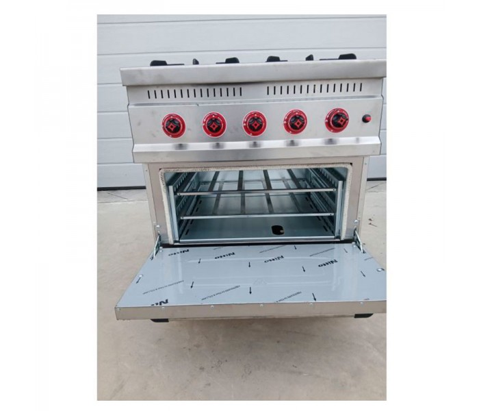 Плита газова 4-х конфоркова Silver KZN-80 з духовкою