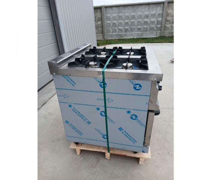 Плита газова 4-х конфоркова Silver KZN-80 з духовкою