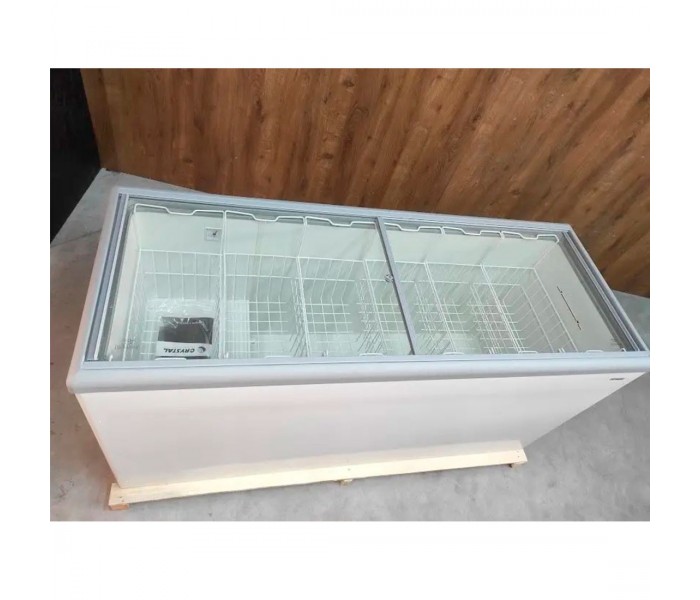 Морозильный ларь 535л Crystal Эктор 56 SGL с прямым стеклом