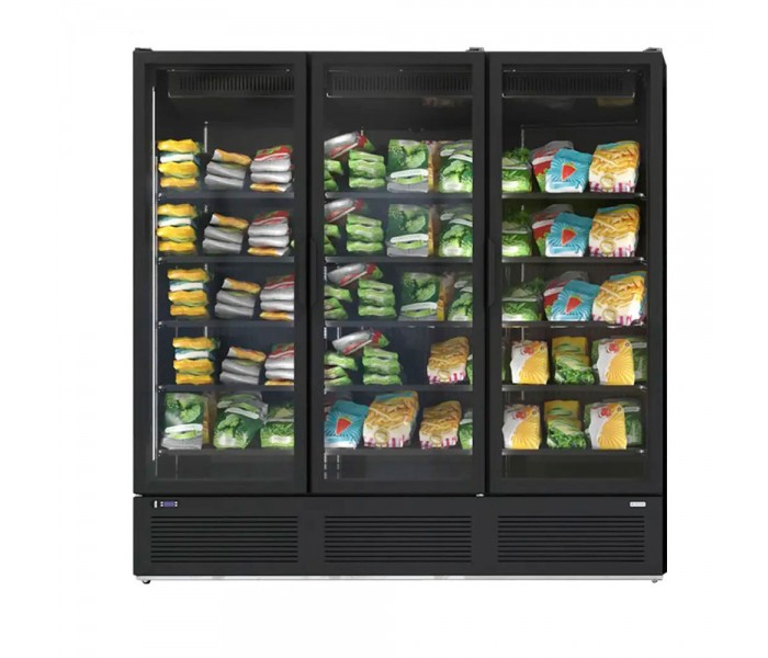 Морозильный шкаф 1786 л Crystal CRFV 2000 со стеклянной дверью без лайтбокса