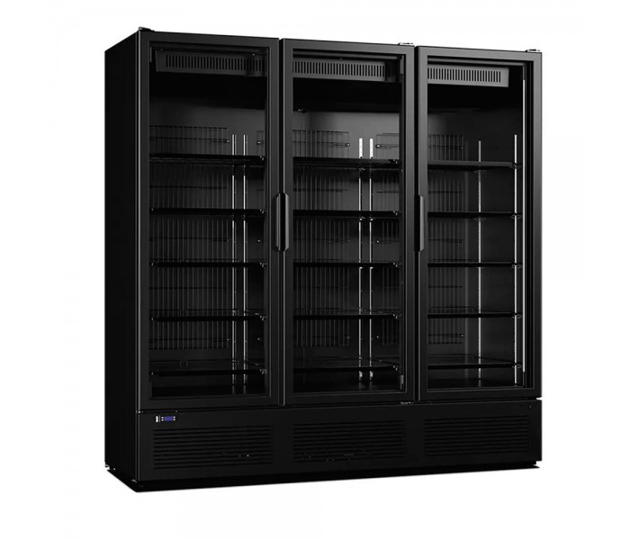 Морозильный шкаф 1786 л Crystal CRFV 2000 со стеклянной дверью без лайтбокса