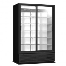 Холодильный шкаф 1129 л с двумя дверьми Crystal CRS 1200 black