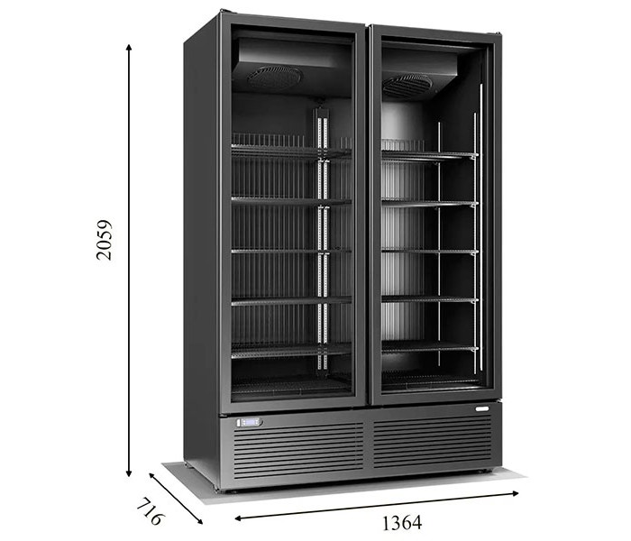 Холодильный шкаф 1271 л Crystal CR 1300