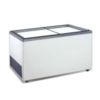 Морозильна скриня з прямим склом 575 л Crystal EKTOR 60 SGL LED з підсвічуванням