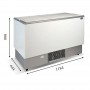 Дополнительное фото №2 - Морозильный ларь 328л Crystal ATLAS 36  с глухой крышкой из нержавейки
