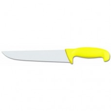 Нож кухонный жиловочный L21cm Oskard NK019 желтая ручка