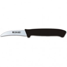 Нож кухонный L65mm Oskard NK036 черная ручка