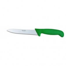 Нож кухонный L165mm Polkars 38 с зеленой ручкой