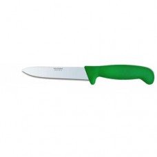 Нож кухонный L15cm Polkars 39 с зеленой ручкой
