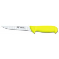 Нож кухонный обвалочный L15cm Eicker 27.507K желтая ручка с насечками
