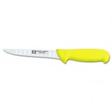 Нож кухонный обвалочный L15cm Eicker 27.507K желтая ручка с насечками