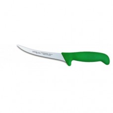 Нож обвалочный полугибкий L15cm Polkars 2 зеленая ручка