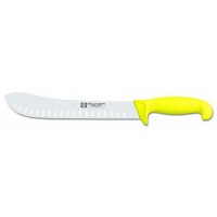 Ніж обробний з насічками L26cm Eicker 27.503K жовта ручка