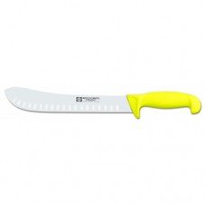 Нож разделочный с насечками L26cm Eicker 27.503K желтая ручка