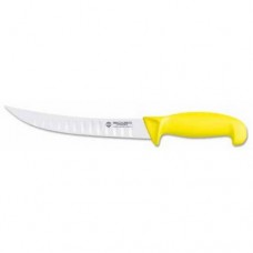 Нож разделочный с насечками L26cm Eicker 27.540K желтая ручка