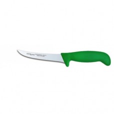 Нож разделочный L15cm Polkars 16 зеленая ручка