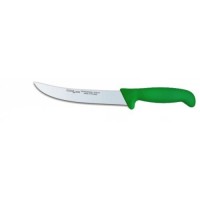 Нож разделочный L21cm Polkars 23 зеленая ручка
