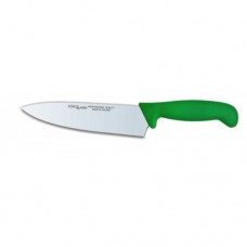 Нож разделочный L20cm Polkars 24 зеленая ручка