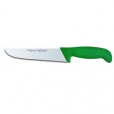Нож разделочный L21cm Polkars 33 зеленая ручка