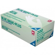 Перчатки нитриловые AMPri Blue Basic Plus 01197-XL без пудры 200шт