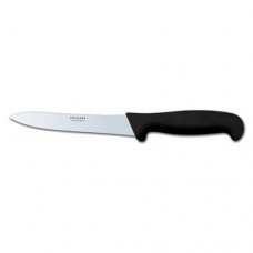 Кухонный нож Polkars 38 жесткое лезвие L165mm черная ручка