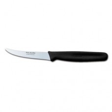 Кухонный нож Polkars 46 жесткое лезвие L90mm черная ручка