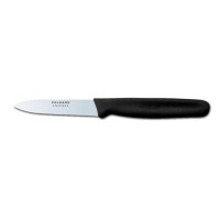 Кухонный нож Polkars 45 жесткое лезвие L90mm черная ручка