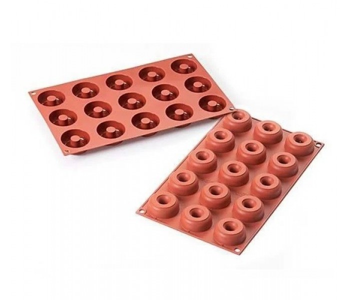 Mini Donuts силикон. форма Silikomart d 45-15мм,h 18мм Кухонный инвентарь