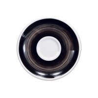 34425 Блюдце 16,7см Caffe Latte Black для серій Verona / Torino / Roma Millecolori Hand Painted