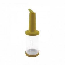PM01Y Бутылка с гейзером 1 л прозрачная желтая крышка