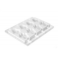Набор для мороженого лапка Silikomart GEL06 89х84x24мм,2 формы,50 палочек