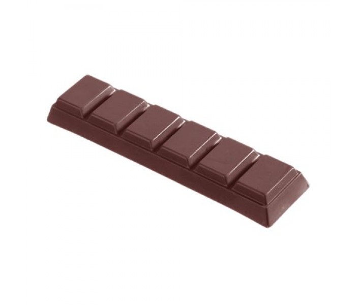 1132 CW Форма для шоколада Батон Chocolate World 125x30x13мм,50 гр,7 шт