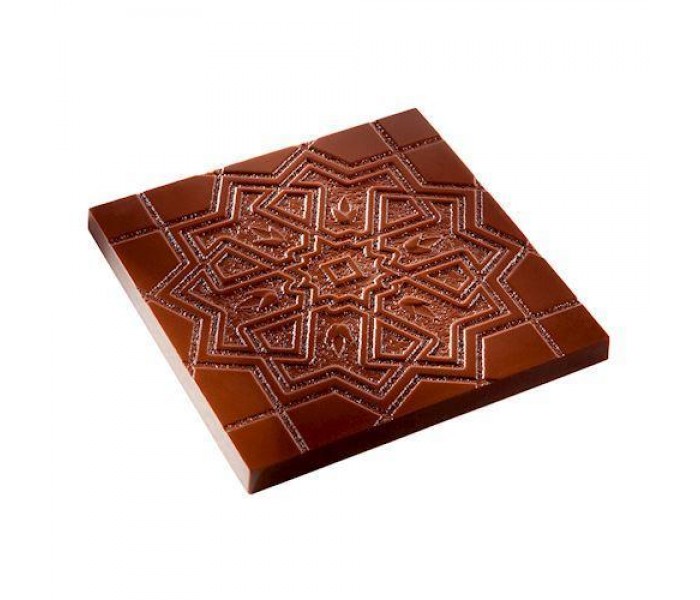 1747 Форма для шоколада Квадрат Chocolate World 63x18x8мм