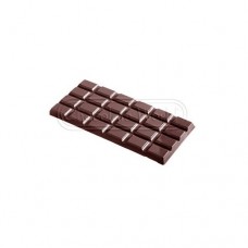 2110 CW Форма для шоколаду Плитка класика Chocolate World 156x77x8мм, 3 шт