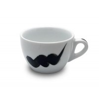 37174 Чашка cappuccino 180мл Onda Black серія Verona Millecolori Hand Painted Onda Black with Staffage B