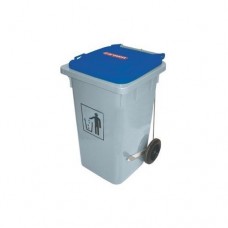 Контейнер для сміття 80 л синя кришка Araven 03403 490х525х655мм
