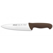 Нож поварской серия 2900 L20cm Arcos 292128 коричневая ручка